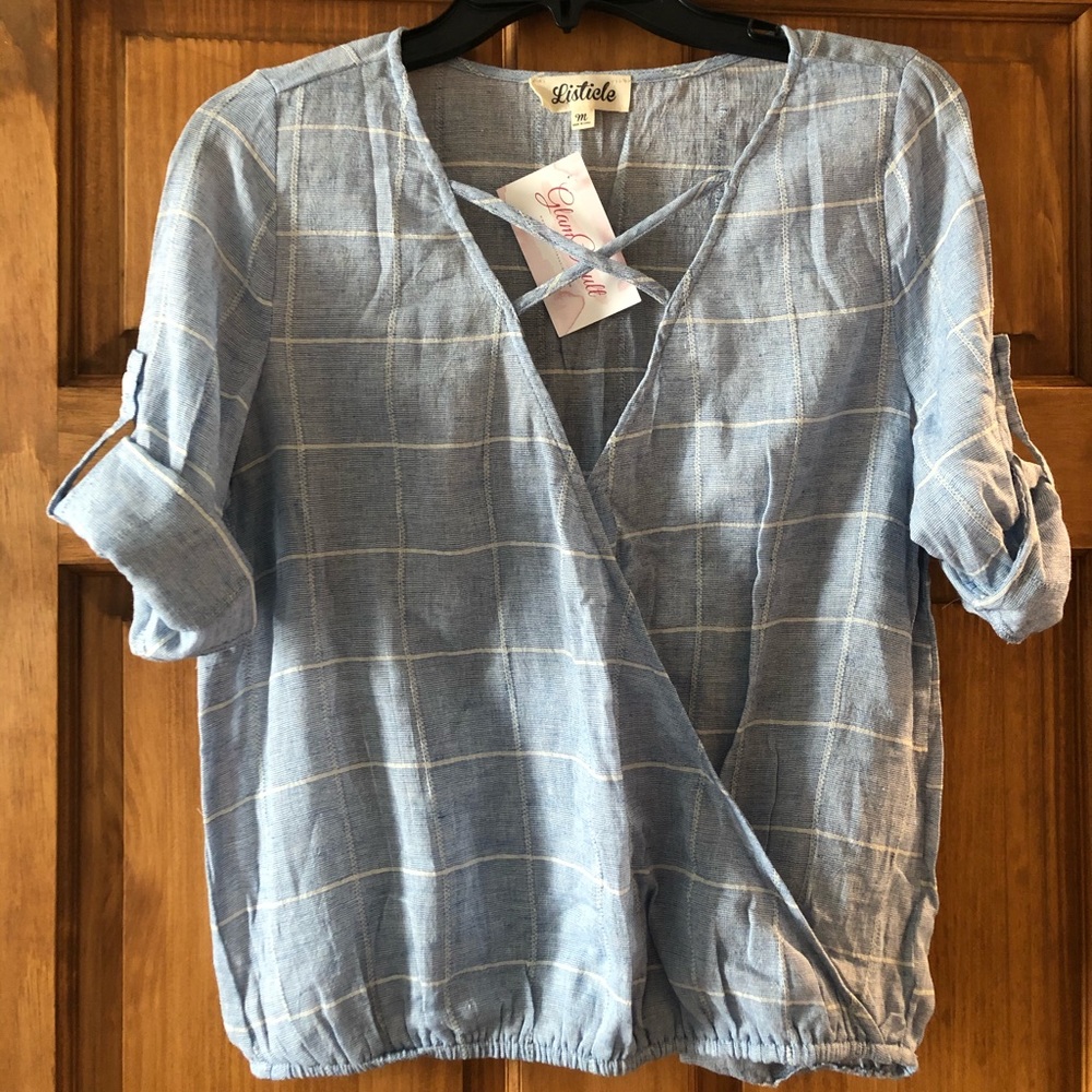 blue shirt
